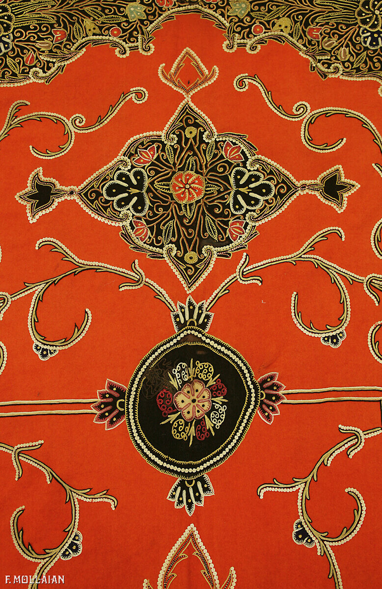 Textile Persan Antique Rashti-Duzi n°:35012796